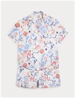 Kids Satin Shell Short Pyjamas (6-16 Yrs)