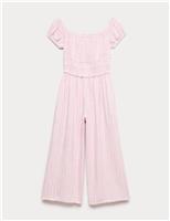 Linen Blend Wide Leg Jumpsuit (6-16 Yrs)