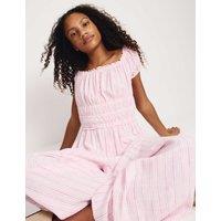 M&S Linen Blend Wide Leg Jumpsuit (6-16 Yrs) Pink Mix
