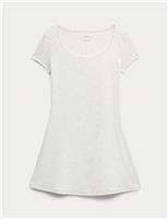 Cotton Rich Lace Trim Dress (6-16 Yrs)