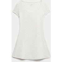 M&S Cotton Rich Lace Trim Dress (6-16 Yrs) Grey