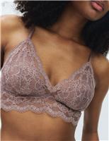 Jasmine Lace Non Wired Longline Bralette (A-E)