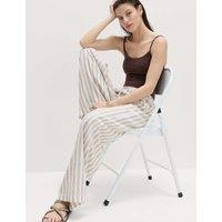 M&S Printed Towelling Textured Padded Swimsuit Peat