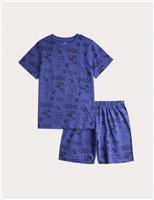 Kids Pure Cotton Gaming Graphic Pyjamas (6-16 Yrs)