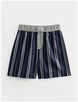 Kids Pure Cotton Striped Pyjama Shorts (6-16 Yrs)