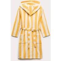 M&S Pure Cotton Striped Towelling Robe (9 Mths - 10 Yrs) Yellow Mix