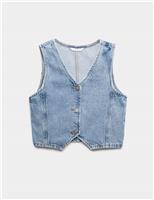Denim Gilet Vest (6-16 Yrs)