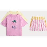 M&S 2 Pack Pure Cotton Pyjama Sets (1-8 Yrs) Multi
