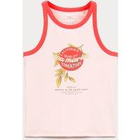 M&S Cotton Rich Graphic Vest (6-16 Yrs) Pink Mix