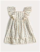 Pure Cotton Ditsy Floral Dress (2-10 Years)