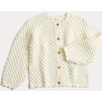 M&S Pure Cotton Pointelle Cardigan (2-8 Yrs) Ivory