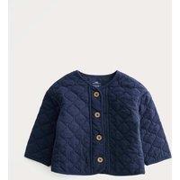 M&S Pure Cotton Quilted Jacket (0-5 Yrs) Blue