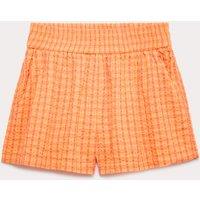 M&S Pure Cotton Gingham Shorts (6-16 Yrs) Orange