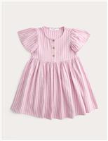 Pure Cotton Striped Dress (2-10 Yrs)