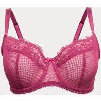 M&S Jasmine Lace Wired Balcony Bra (F-H) Dark Raspberry