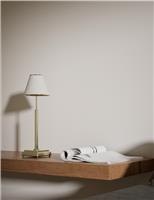 M&S Rechargeable Brass Table Lamp Antique Brass