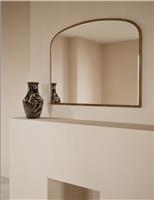 Metal Twisted Overmantel Wall Mirror