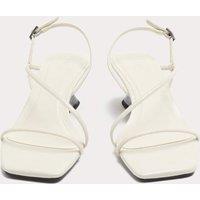 M&S Mirrored Strappy Wedge Heeled Sandals White