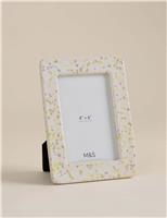 Splatter Ceramic Photo Frame 4x6 inch