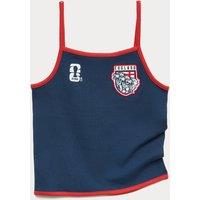 M&S FIFA World Cup 26 Cami Top (6-16 Yrs) Navy Mix