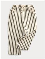 Pure Cotton Striped Trousers (2-10 Yrs)