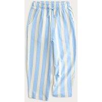 M&S Pure Cotton Striped Trousers (2-10 Yrs) Powder Blue