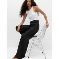 M&S Straight Leg Trousers Black