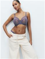 M&S Mesh Wired Extra Support Bra (F-J) White