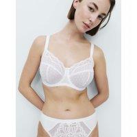 M&S Mesh Wired Extra Support Bra (F-J) White