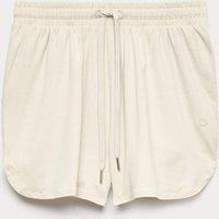 Goodmove Supersoft High Waisted Relaxed Shorts Vanilla