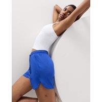 Goodmove Supersoft High Waisted Relaxed Shorts Royal Blue