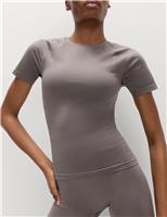 Crew Neck Seamless Fitted Top