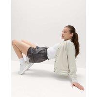 Goodmove Varsity Super Soft Bomber Jacket Vanilla