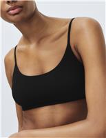 3 Pack Microfibre Seamless Non Wired Crop Tops