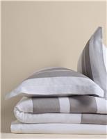M&S X Kelly Hoppen Pure Linen Panel Bedding Set Grey Mix