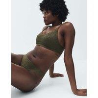 Body by M&S Body Lace Non Wired Total Support Bra B-H Dark Olive