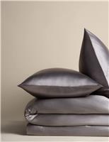 M&S X Kelly Hoppen Silk Blend Bedding Set White