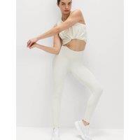 Goodmove Essential High Waisted Gym Leggings Vanilla