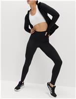 Goodmove Essential High Waisted Gym Leggings Mid Grey