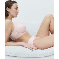 M&S Amelia Lace Natural Lift Wired Full Cup Bra F+ Cool Pink