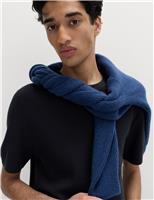 Cotton Rich Textured Knitted T-Shirt