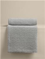 M&S X Kelly Hoppen Pure Cotton Textured Jacquard Bedspread Grey