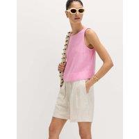 M&S Vest with Linen Sugar Pink