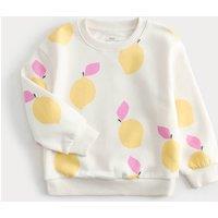 M&S Cotton Rich Lemon Sweatshirt (2-8 Yrs) Multi
