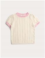 Pure Cotton Knitted Top (2-10 Yrs)