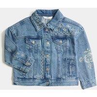 M&S Denim Cross Stitch Jacket (2-10 Yrs) Denim