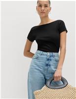 Pure Cotton Short Sleeve Ballet Back T-Shirt