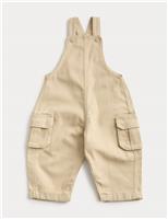 Cotton Rich Twill Dungarees (0-3 Years)