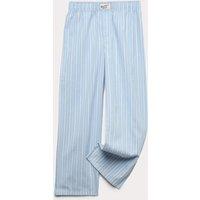 M&S Pure Cotton Striped Pyjama Bottoms (6-16 Yrs) Blue Mix