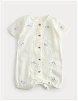 2 Piece Pure Cotton Romper & Socks Outfit (7lbs-2 Yrs)